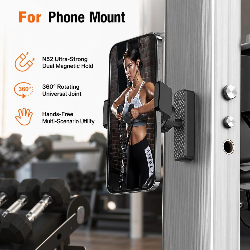 Magnetic Phone Holder for Gym  - Phone Accessories Useful ulasan dan harga