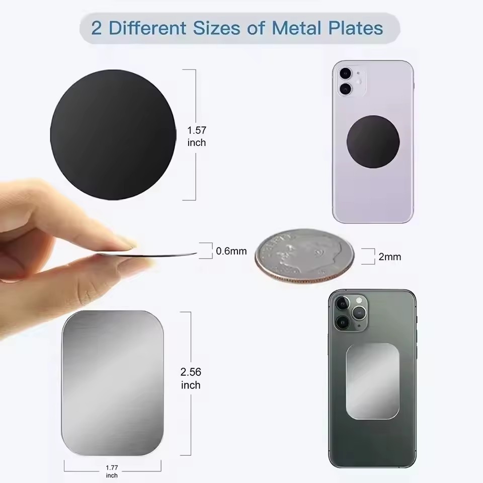 5/10pcs Magnetic Metal Plate D - Phone Accessories Holder Car ulasan dan harga