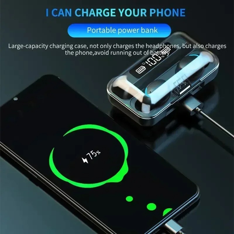 Bluetooth Headphones 9D Stereo - Phone Accessories Amazon ulasan dan harga