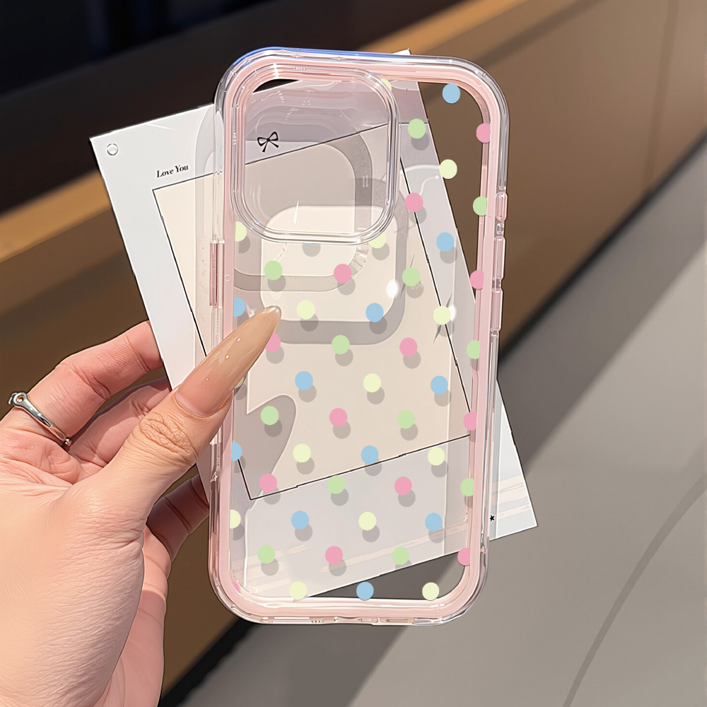2in1 Ins Red Dot Clear Case Fo - Apple Iphone 15 ulasan dan harga