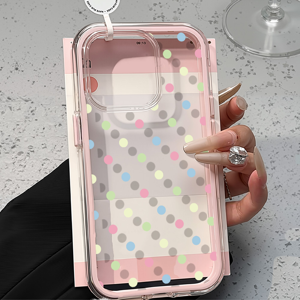 2in1 Ins Red Dot Clear Case Fo - Apple Iphone 15 ulasan dan harga