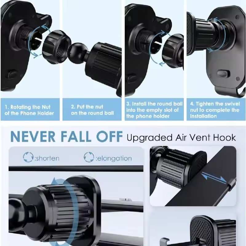 Universal Car Hook Base Phone  - Phone Accessories Holder Car ulasan dan harga