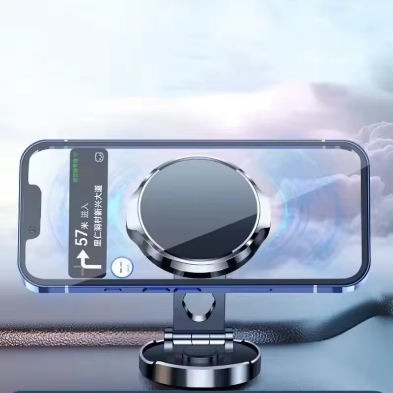 Round Folding Magnetic Car Hol - Phone Accessories Useful ulasan dan harga